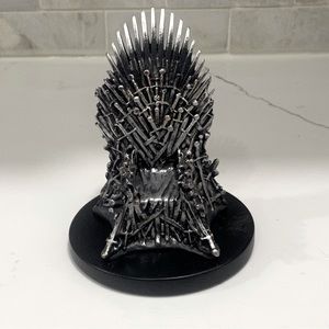 Game of Thrones Iron Throne 4- Inch Replica Statue Dark Horse Figurine, HBO
